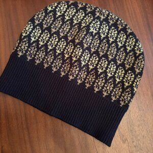 Free People Limitless Logo Beanie in Black and Green NWOT